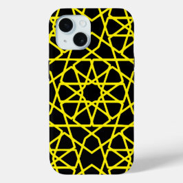 Abstracte lijnen Patroon  iPhone 15 Case