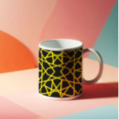 Abstracte lijnen Patroon  Koffiemok