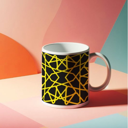 Abstracte lijnen Patroon Koffiemok