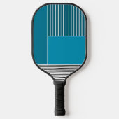 Abstracte lijnen pickleball paddle (Voorkant)