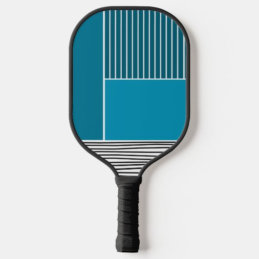 Abstracte lijnen pickleball paddle (Achterkant)