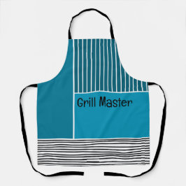 Abstracte lijnen schort