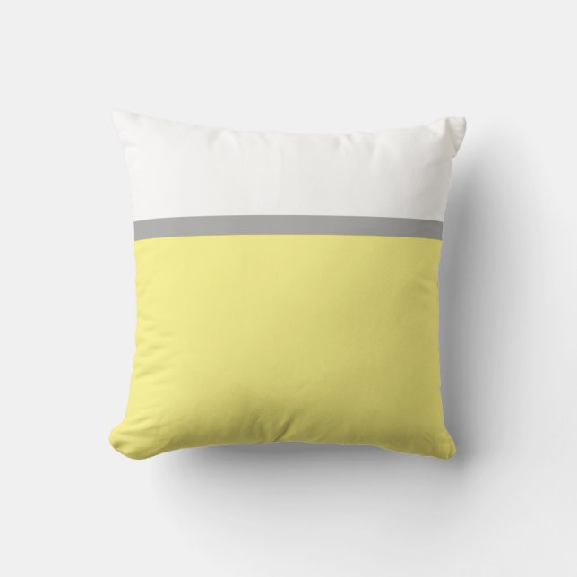 Abstracte Lijnen Secties Worp Kussen Cushion (Voorkant)