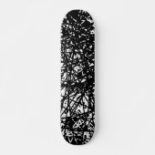 Abstracte lijnen skateboard (Voorkant)