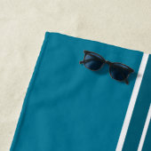 Abstracte lijnen strandlaken (In situ)