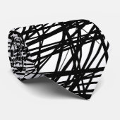 Abstracte lijnen stropdas (Opgerold)