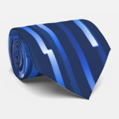 Abstracte lijnen stropdas (Opgerold)