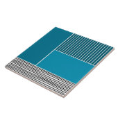 Abstracte lijnen tegeltje (Zijkant)