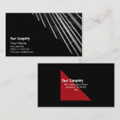 Abstracte lijnen visitekaartje (Voorkant / Achterkant)