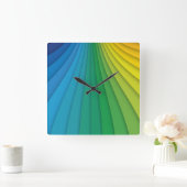 Abstracte lijnen wandklok (Huis)