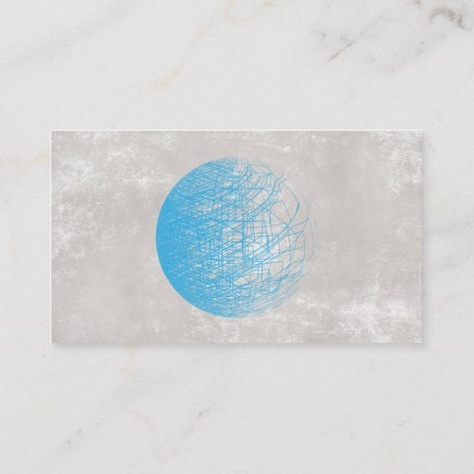 Abstracte lijnen | Wereldwijd ontwerp Visitekaartje (Achterkant)