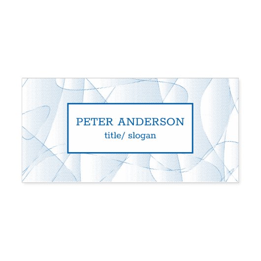 Abstracte lijnen zelfinktende stempel (Design)