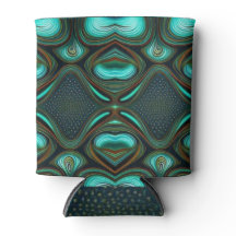 Abstracte lijnen Zwart Goud Turquoise Art