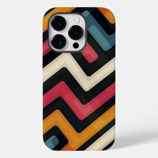abstracte lijnkunst Case-Mate iPhone case (Achterkant)