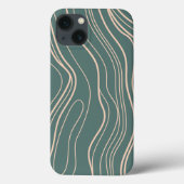 Abstracte lijnkunst Case-Mate iPhone case (Achterkant)