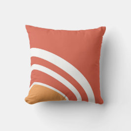 Abstracte lijnkunst kussen