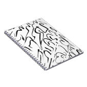 Abstracte lijnkunst notitieboek (Rechterzijde)