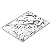 Abstracte lijnkunst notitieboek (Linkerzijde)