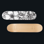 Abstracte lijntekening persoonlijk skateboard<br><div class="desc">Abstracte lijntekening</div>