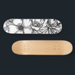 Abstracte lijntekening persoonlijk skateboard<br><div class="desc">Abstracte lijntekening</div>