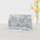 *~* Abstracte Lilacs Kunst TV2 Sympathie Liefde Li Kaart (Gele Bloem)