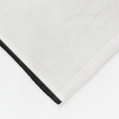 Abstracte Lineaire Kunst Zwart, Zilver, Fuschia ac Fleece Deken (Hoek)