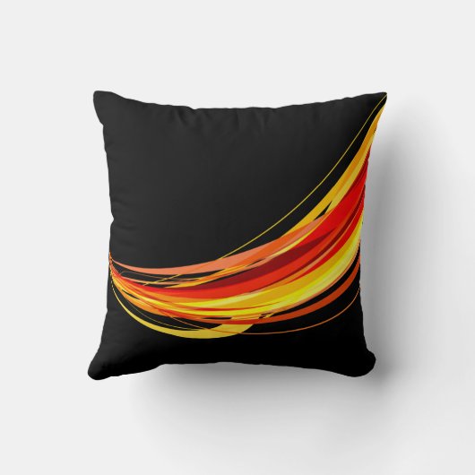 Abstracte linten kussen (Achterkant)