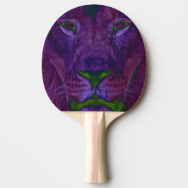 Abstracte Lion Ping Pong Paddle Tafeltennisbatje
