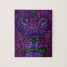 Abstracte Lion Puzzle