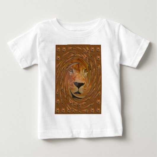 Abstracte Lion Safari Art Print (Voorkant)