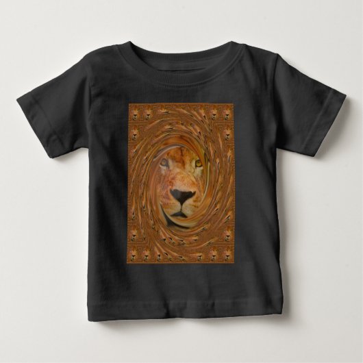 Abstracte Lion Safari Art Print (Voorkant)