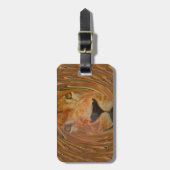 Abstracte Lion Safari Art Print Bagagelabel (Voorkant verticaal)