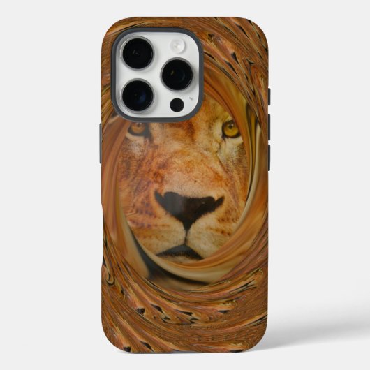 Abstracte Lion Safari Art Print Case-Mate iPhone Case (Achterkant)