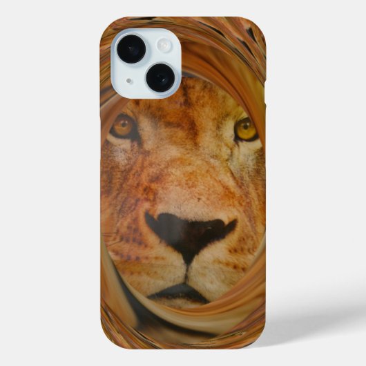 Abstracte Lion Safari Art Print Case-Mate iPhone Case (Achterkant)