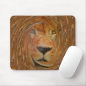 Abstracte Lion Safari Art Print Muismat (Met muis)