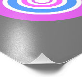 Abstracte logo foto afdruk (Hoek)