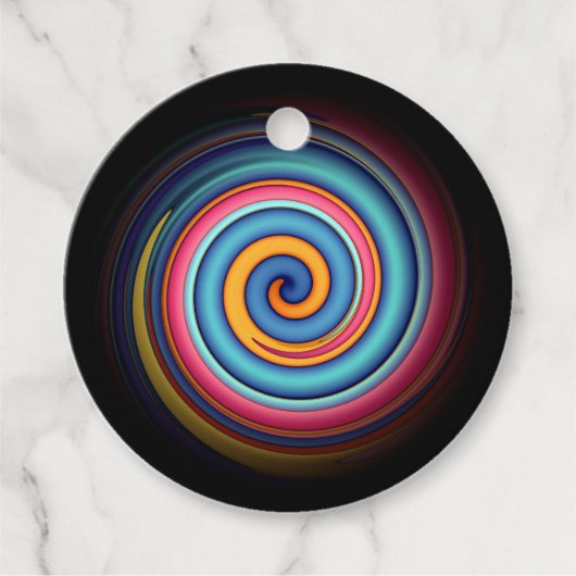 Abstracte Lollipop Bedankjes Labels (Voorkant)