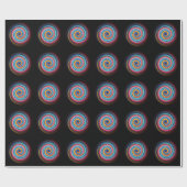 Abstracte Lollipop Cadeaupapier (Vlak)