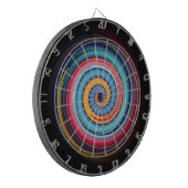 Abstracte Lollipop Dartbord (Voorkant Links)
