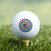 Abstracte Lollipop Golfballen (Insitu Shirt)