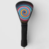 Abstracte Lollipop Golfheadcover (Voorkant)