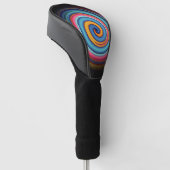 Abstracte Lollipop Golfheadcover (Schuin)