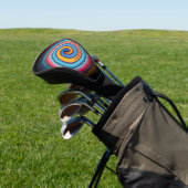 Abstracte Lollipop Golfheadcover (Insitu)