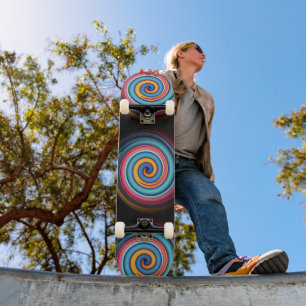 Abstracte Lollipop Persoonlijk Skateboard