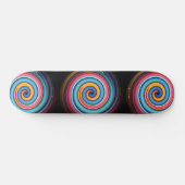 Abstracte Lollipop Persoonlijk Skateboard (Horizontaal)