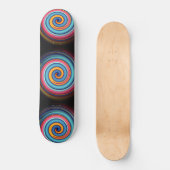 Abstracte Lollipop Persoonlijk Skateboard (Voorkant)