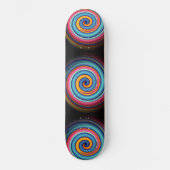 Abstracte Lollipop Persoonlijk Skateboard (Voorkant)