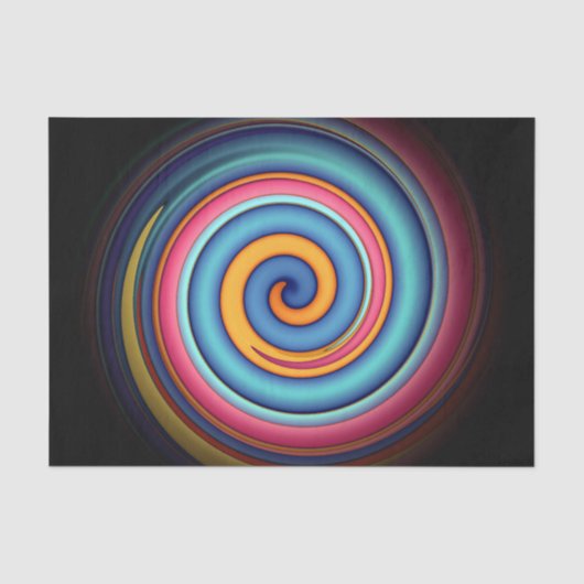 Abstracte Lollipop Tissuepapier (Voorkant)