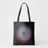 Abstracte Lollipop Tote Bag (Voorkant)