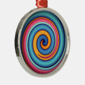 Abstracte Lollypop Metalen Ornament (Rechts)